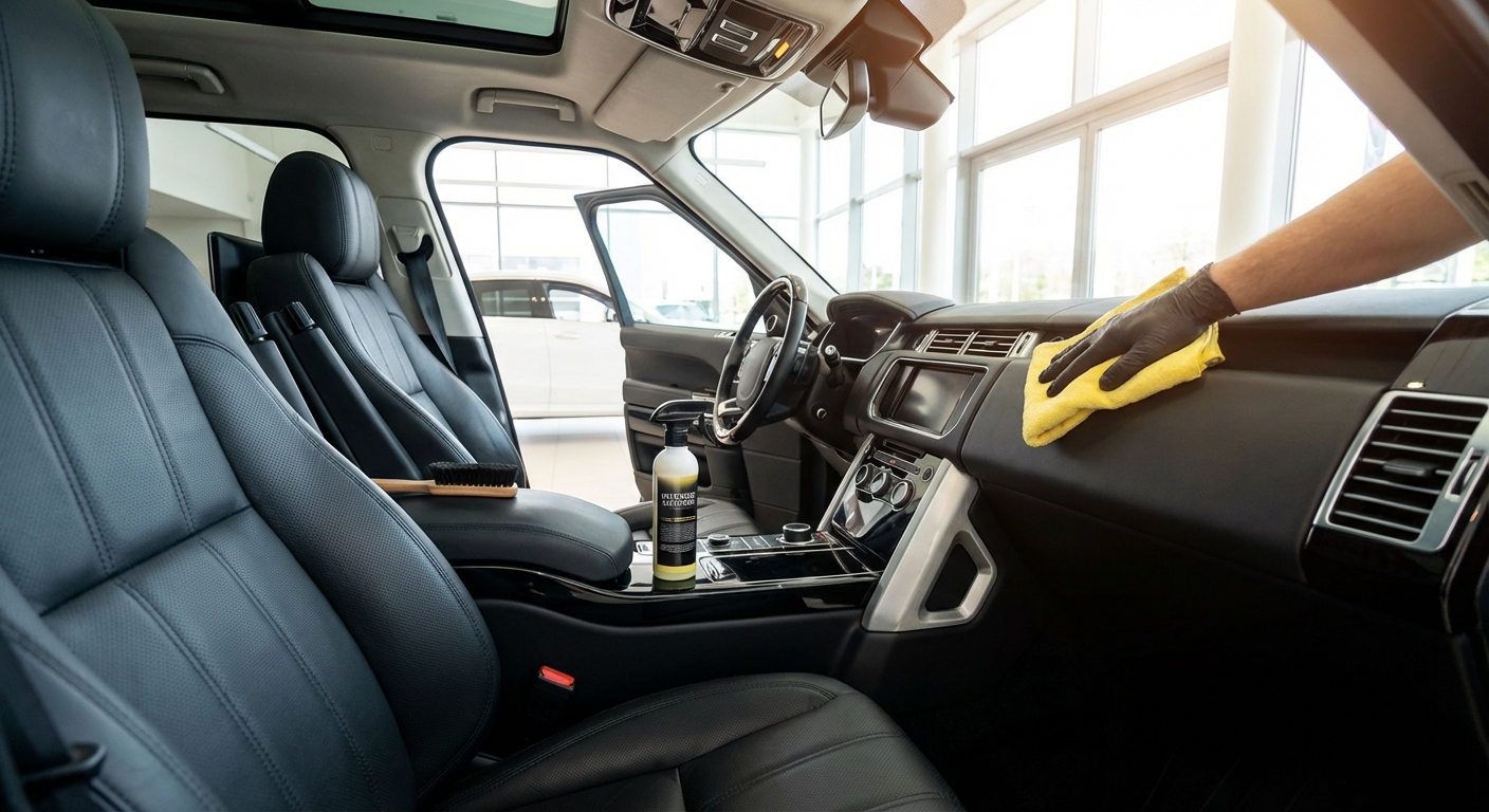 Nettoyage intérieur voiture - guide étape par étape