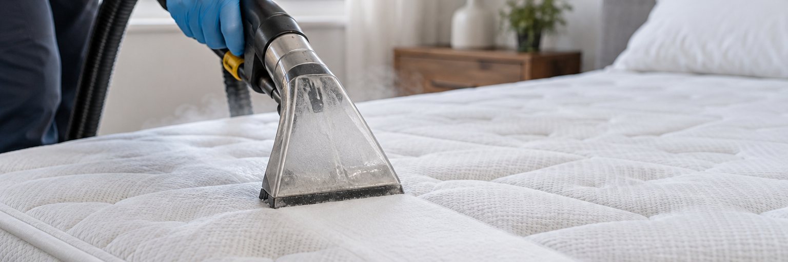 Nettoyage par injection-extraction d’un matelas — image générée par IA