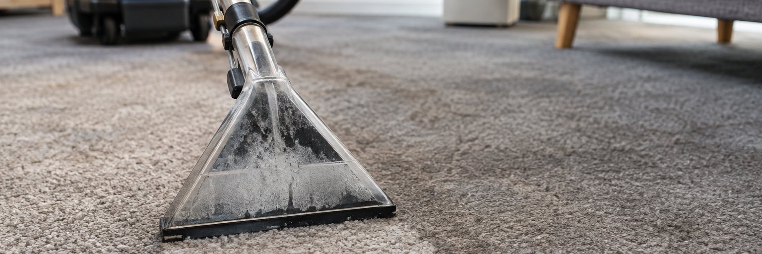 Nettoyage par injection-extraction d’une moquette — image générée par IA